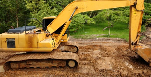 Excavator at Work